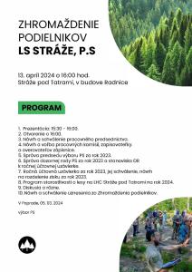 Plagát pre lesné spoločenstvo Poprad